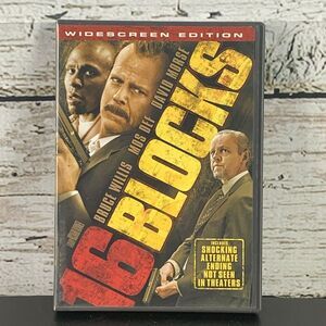 16 Blocks (DVD, 2006, Widescreen) Bruce Willis, Mos Def, David Morse, Cylk Cozar